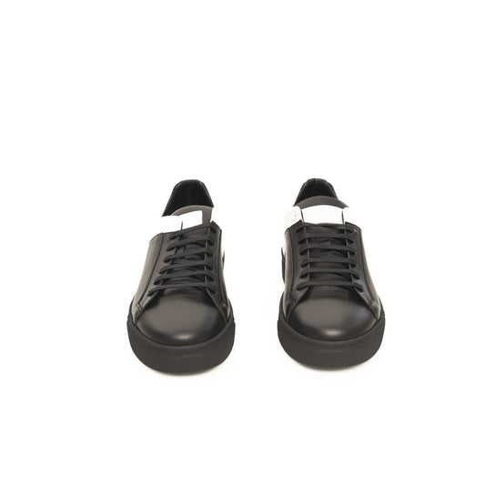 Cerruti 1881 Black Cowhide Men Sneaker $650.00 Cerruti 1881 Luzworld