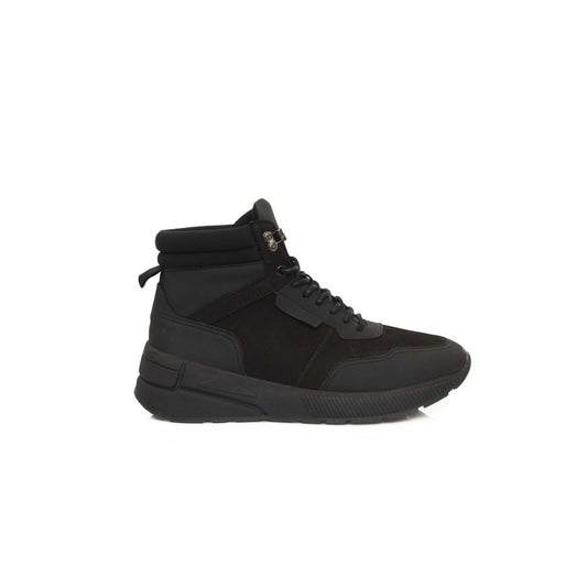 Cerruti 1881 Black Leather Men Sneaker $721.00 Cerruti 1881 Luzworld