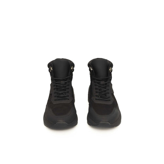 Cerruti 1881 Black Leather Men Sneaker $721.00 Cerruti 1881 Luzworld