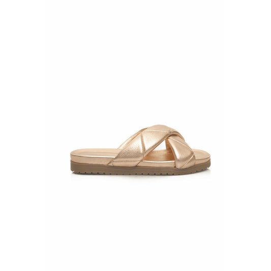Cerruti 1881 Beige Lambskin Women Sandal $607.00 Cerruti 1881 Luzworld
