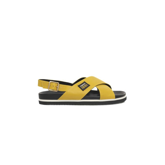 Cerruti 1881 Yellow Calfskin Women Sandal $708.00 Cerruti 1881 Luzworld