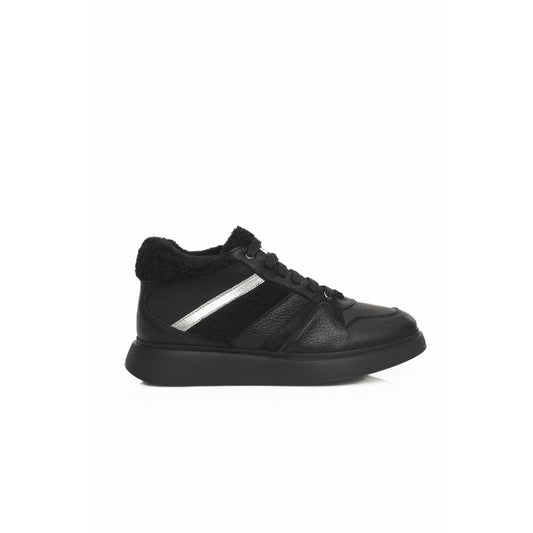 Cerruti 1881 Black Cowhide Women Platform Sneaker $721.00 Cerruti 1881 Luzworld