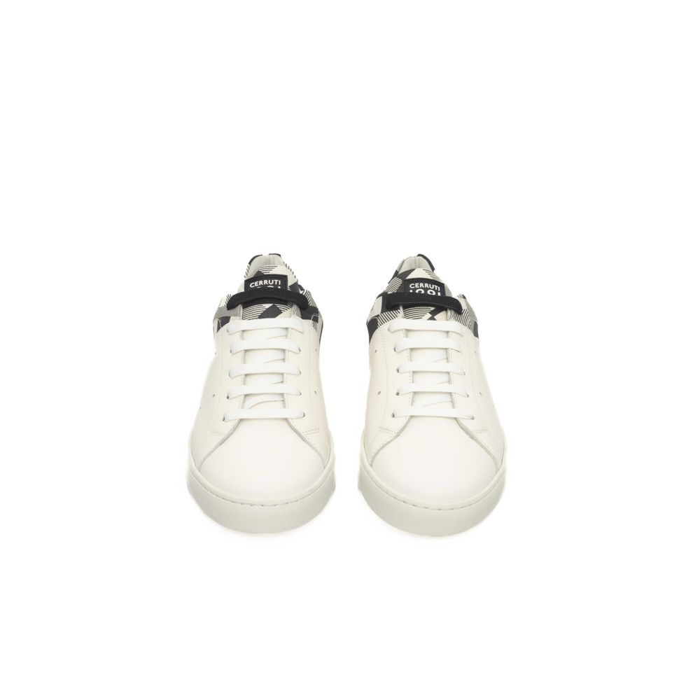 Cerruti 1881 White Calfskin Men Sneaker $589.00 Cerruti 1881 Luzworld