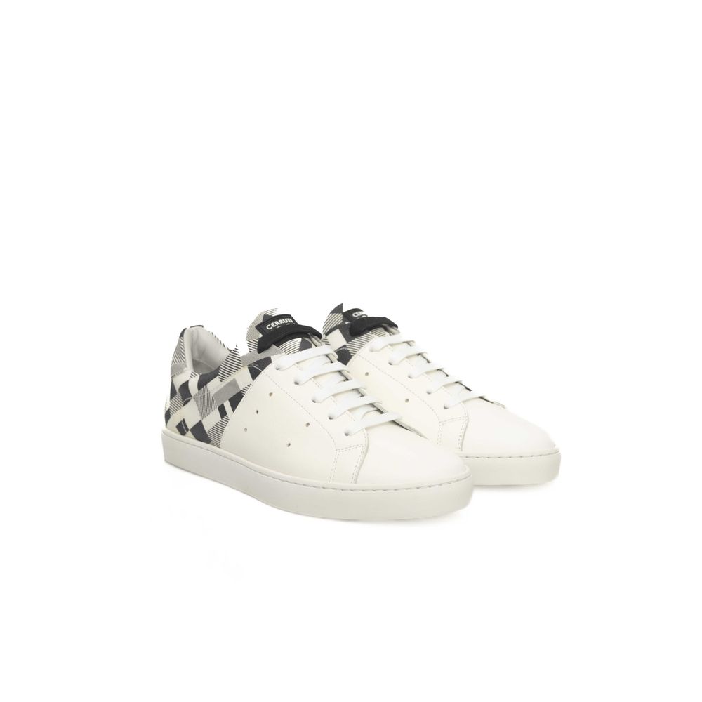 Cerruti 1881 White Calfskin Men Sneaker $589.00 Cerruti 1881 Luzworld