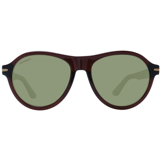 Serengeti Brown Men Sunglass $817.00 Serengeti Luzworld