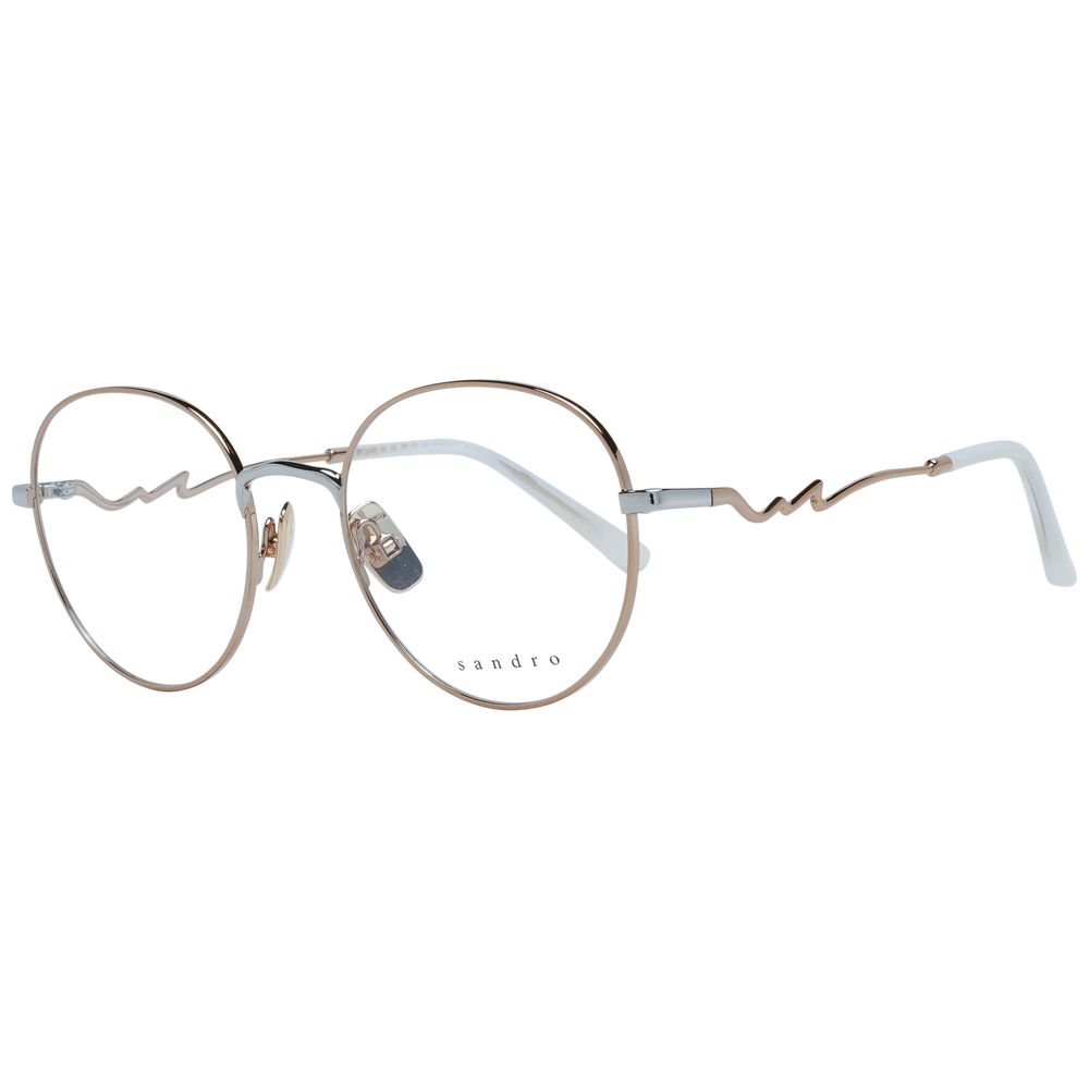 Sandro Gold Women Glasses Frame $596.00 Sandro Luzworld