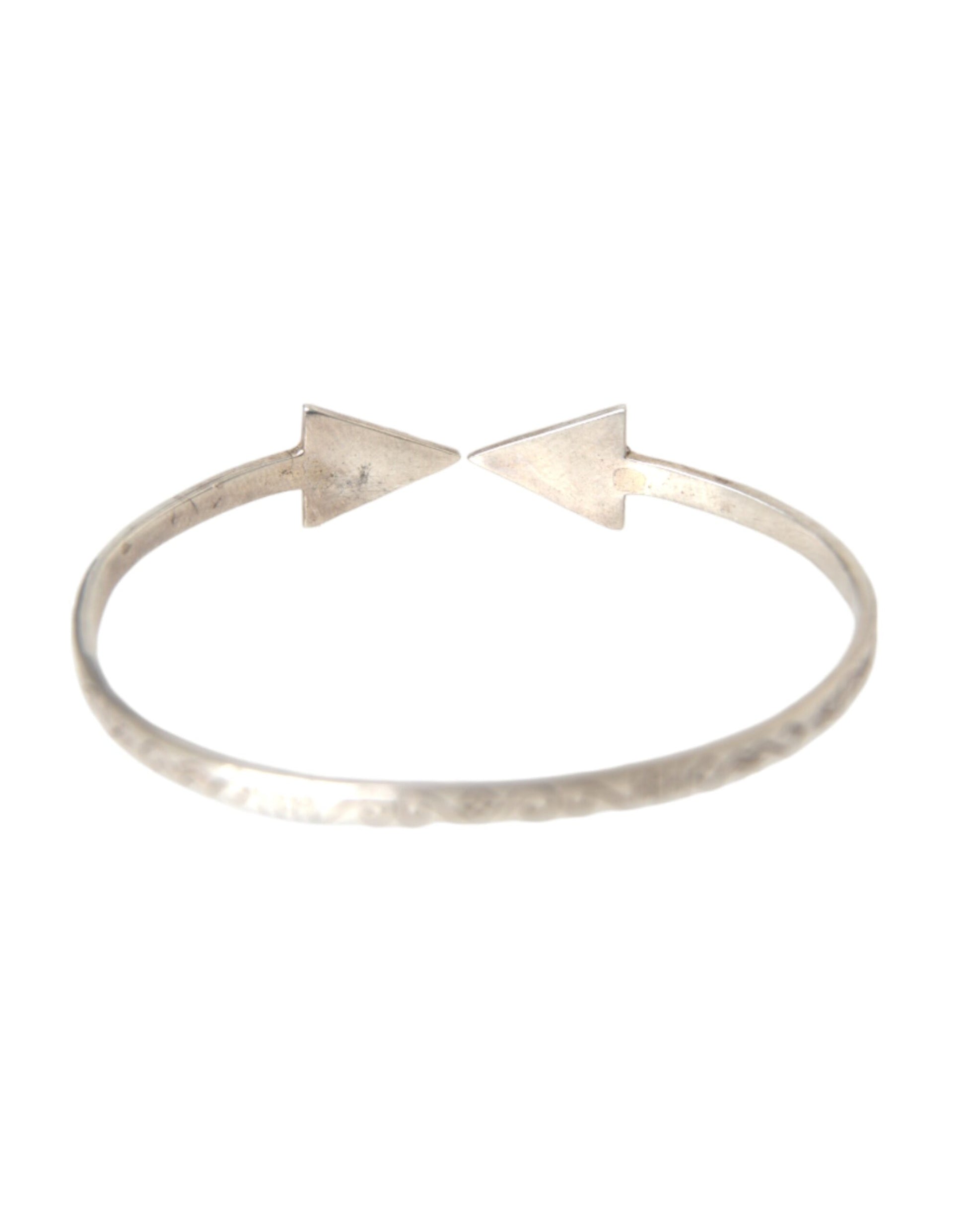 Nialaya Arrow Crystal 925 Silver Bangle Bracelet Women $816.00 Nialaya Luzworld