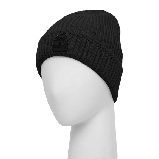 La Martina Black Acrylic Men Beanie $131.00 La Martina Luzworld