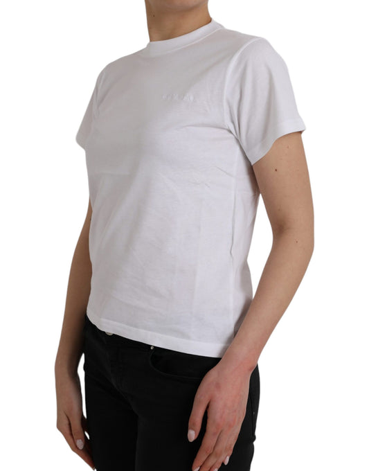 Balenciaga White Cotton Crew Neck Short Sleeves T-shirt $1171.00 Balenciaga Luzworld