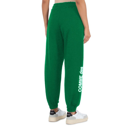 Comme Des Fuckdown Green Cotton Women Sweatpant $194.00 Comme Des Fuckdown Luzworld