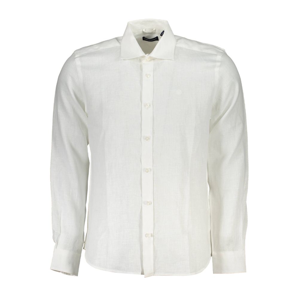 North Sails Elegant White Linen Long-Sleeved Shirt $185.00 North Sails Luzworld