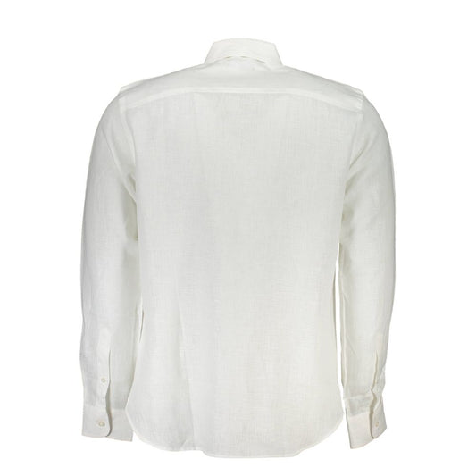 North Sails Elegant White Linen Long-Sleeved Shirt $185.00 North Sails Luzworld