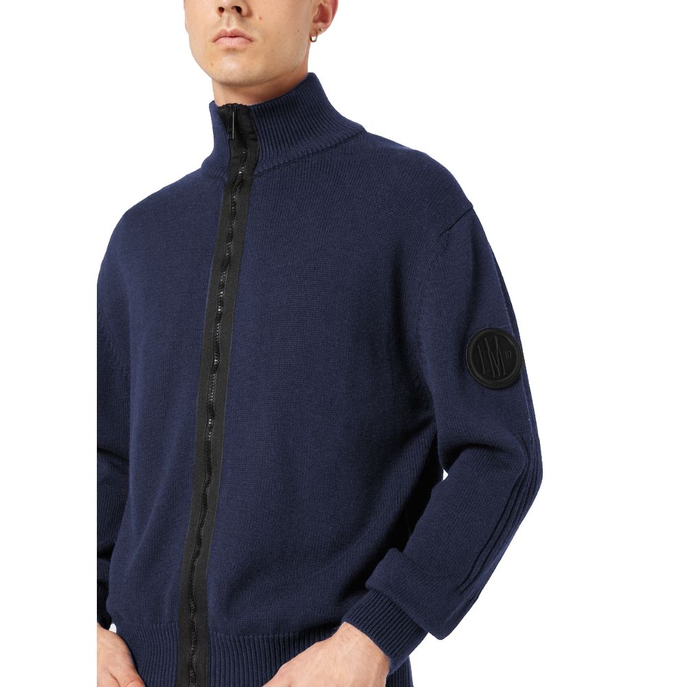 La Martina Blue Cotton Sweater $541.00 La Martina Luzworld
