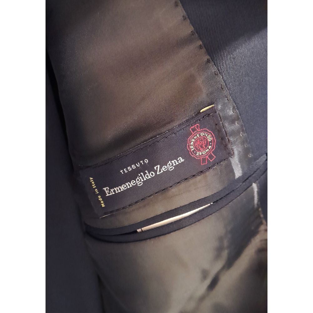 Made in Italy Blue Wool Men's Suit $2311.00 Made in Italy Luzworld