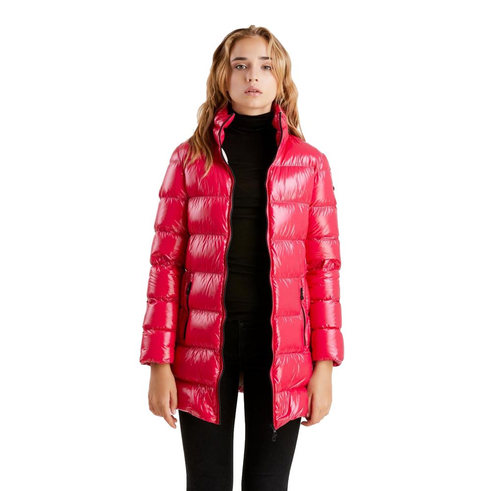 Refrigiwear Fuchsia Shimmer Long Down Jacket $621.00 Refrigiwear Luzworld