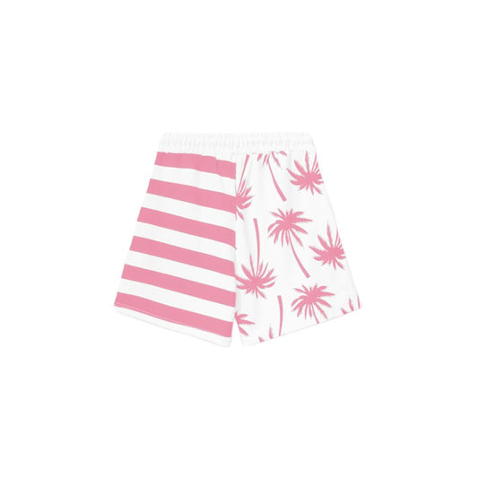 Comme Des Fuckdown Chic Pink Striped Drawstring Shorts $174.00 Comme Des Fuckdown Luzworld