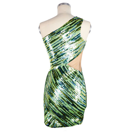 Elisabetta Franchi Green Polyamide Women Dress $1756.00 Elisabetta Franchi Luzworld