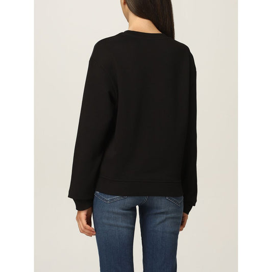Love Moschino Black Cotton Women Sweater $257.00 Love Moschino Luzworld