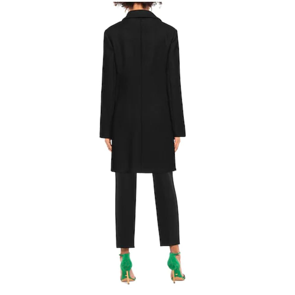 Love Moschino Black Wool Women Coat $950.00 Love Moschino Luzworld
