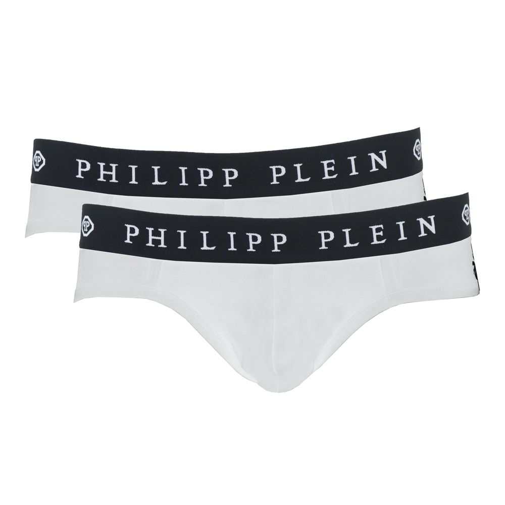 Philipp Plein White Cotton Men Boxer Short $156.00 Philipp Plein Luzworld