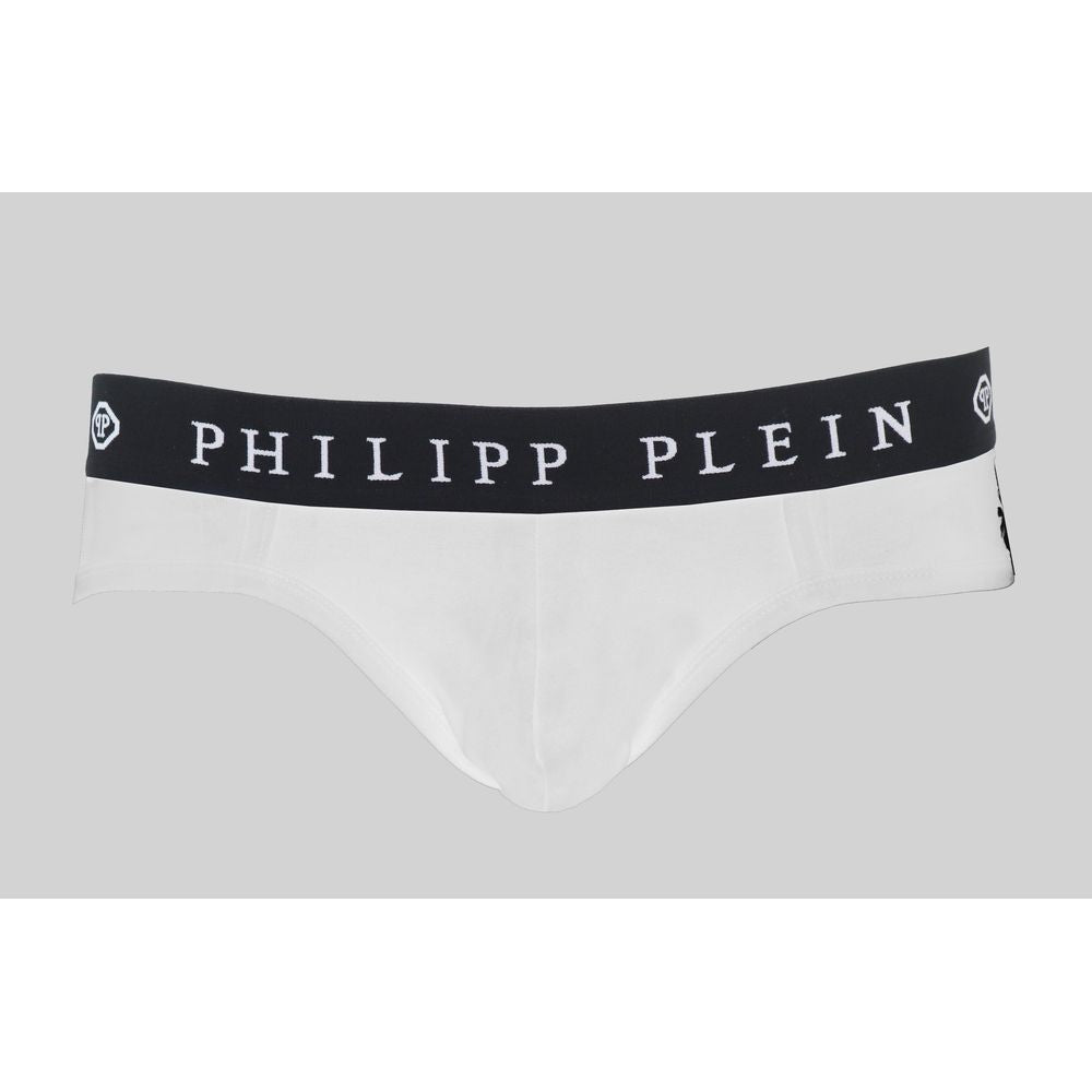 Philipp Plein White Cotton Men Boxer Short $156.00 Philipp Plein Luzworld
