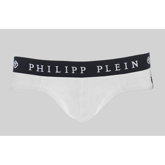 Philipp Plein White Cotton Men Boxer Short $156.00 Philipp Plein Luzworld
