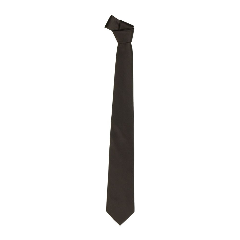 Emilio Romanelli Silk Point Pin Tie in Luxurious Brown $95.00 Emilio Romanelli Luzworld