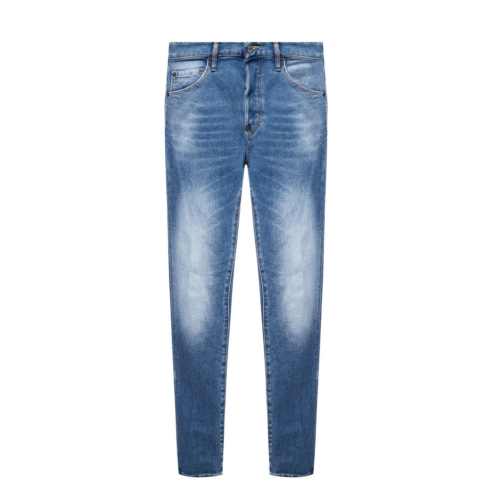 Dsquared² Blue Cotton Men's Distressed Jean $747.00 Dsquared² Luzworld