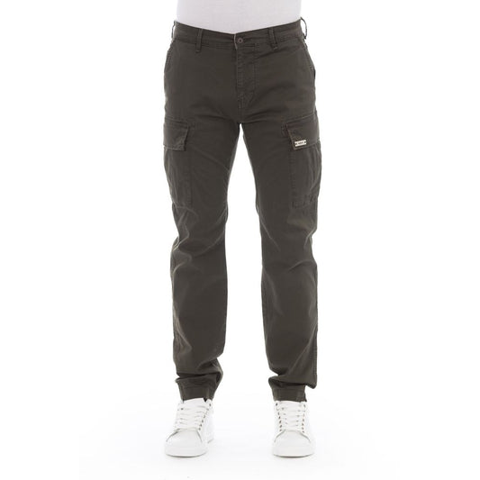 Baldinini Trend Army Cotton Men Cargo Trouser $504.00 Baldinini Trend Luzworld