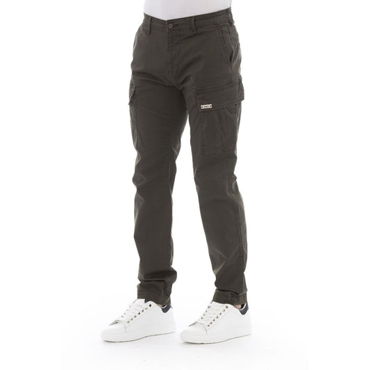 Baldinini Trend Army Cotton Men Cargo Trouser $504.00 Baldinini Trend Luzworld