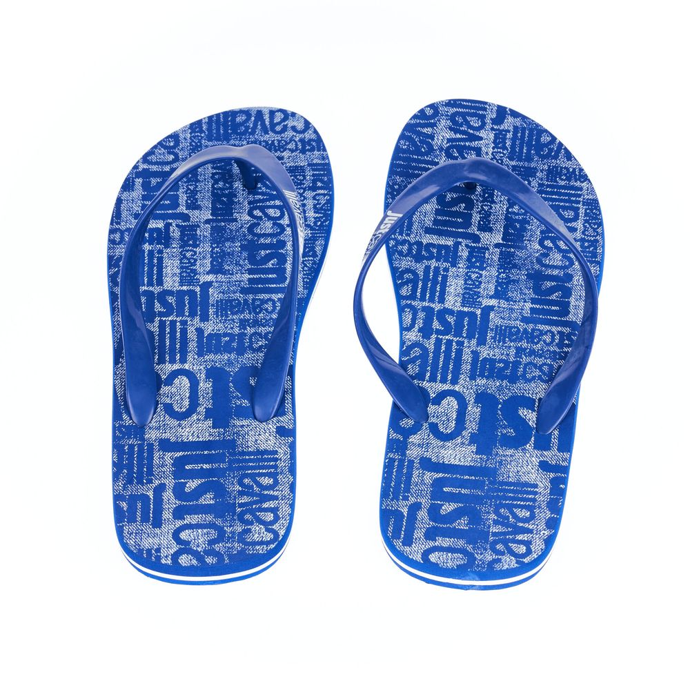 Just Cavalli Light Blue EVA Men Sandal $128.00 Just Cavalli Luzworld
