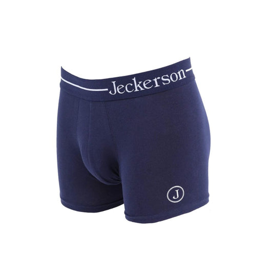 Jeckerson Blue Cotton Men Boxer $103.00 Jeckerson Luzworld