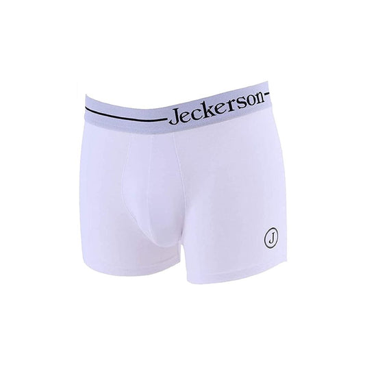 Jeckerson White Cotton Men's Boxer Underwear $103.00 Jeckerson Luzworld