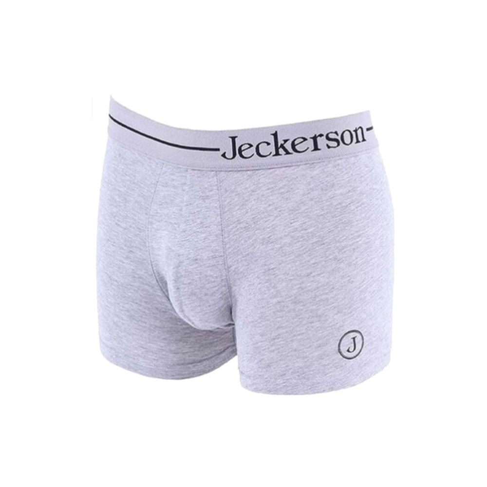 Jeckerson Gray Cotton Men Boxer $103.00 Jeckerson Luzworld