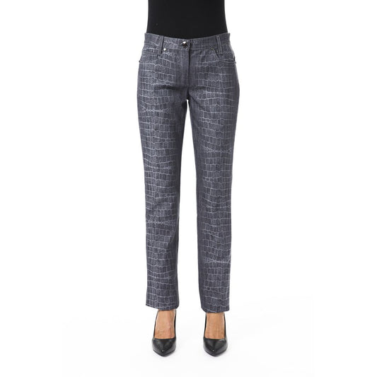 BYBLOS Black Viscose Women's Pants $622.00 BYBLOS Luzworld