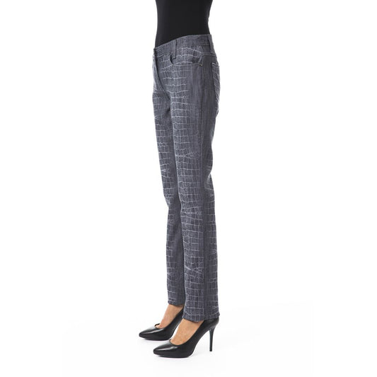 BYBLOS Black Viscose Women's Pants $622.00 BYBLOS Luzworld