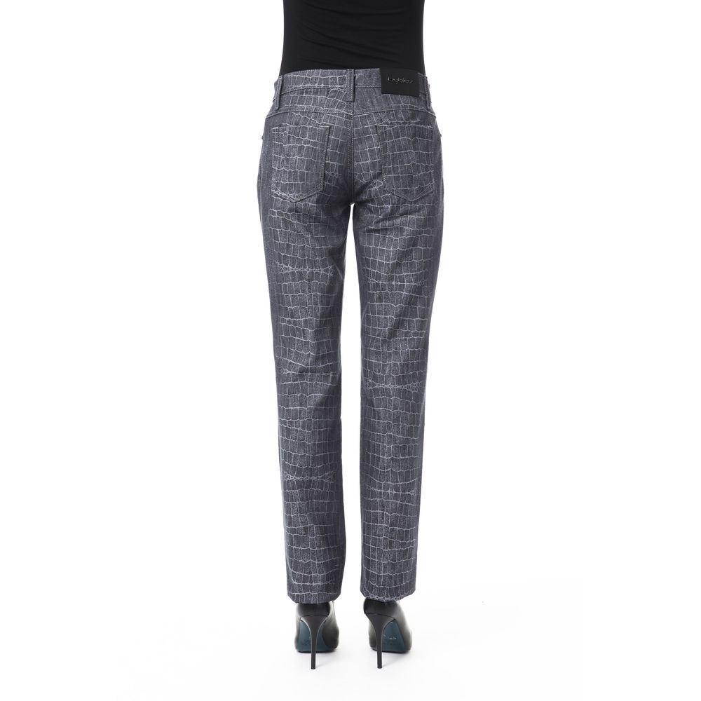 BYBLOS Black Viscose Women's Pants $622.00 BYBLOS Luzworld