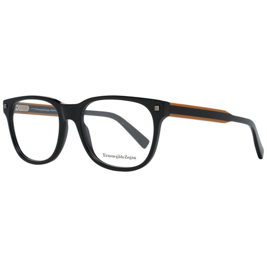 Ermenegildo Zegna Black Men Glasses Frame $582.00 Ermenegildo Zegna Luzworld