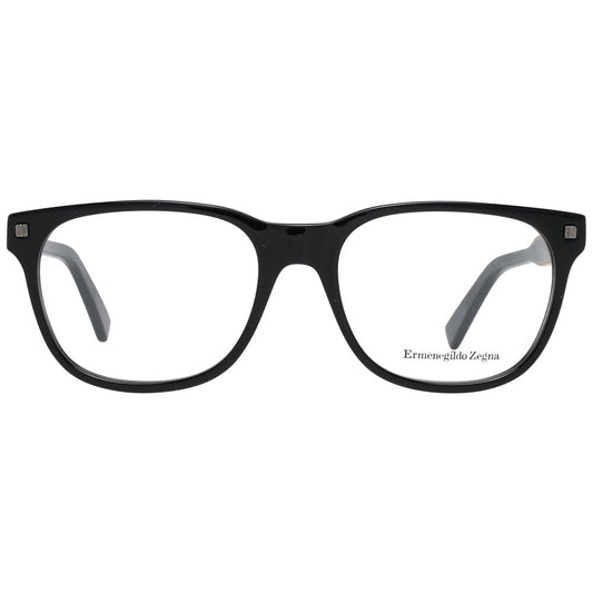 Ermenegildo Zegna Black Men Glasses Frame $582.00 Ermenegildo Zegna Luzworld