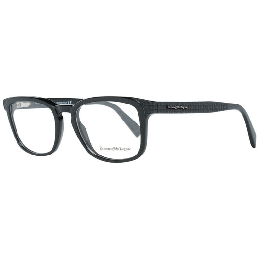 Ermenegildo Zegna Black Men Glasses Frame $505.00 Ermenegildo Zegna Luzworld
