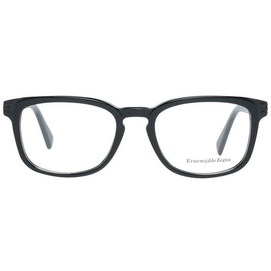 Ermenegildo Zegna Black Men Glasses Frame $505.00 Ermenegildo Zegna Luzworld