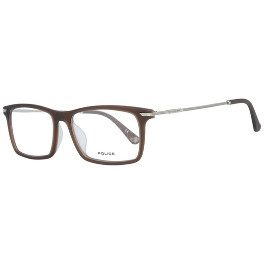 Police Brown Men Glasses Frame $258.00 Police Luzworld