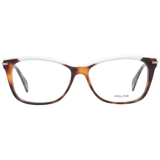 Police Brown Women Glasses Frame $490.00 Police Luzworld