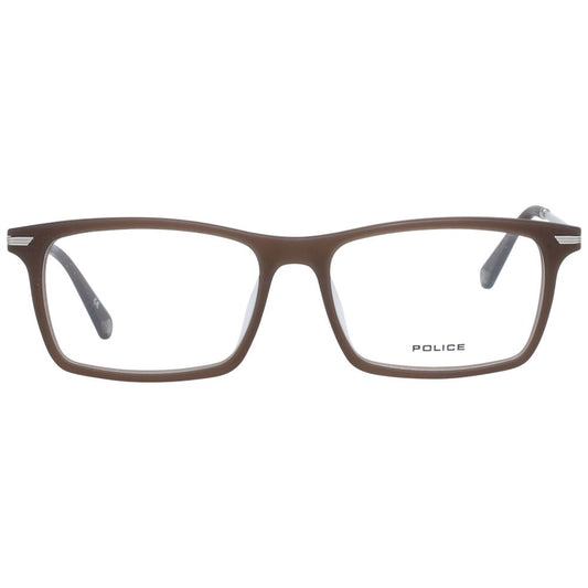 Police Brown Men Glasses Frame $258.00 Police Luzworld
