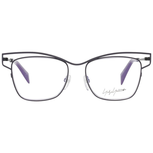 Yohji Yamamoto Gray Women Glasses Frame $827.00 Yohji Yamamoto Luzworld