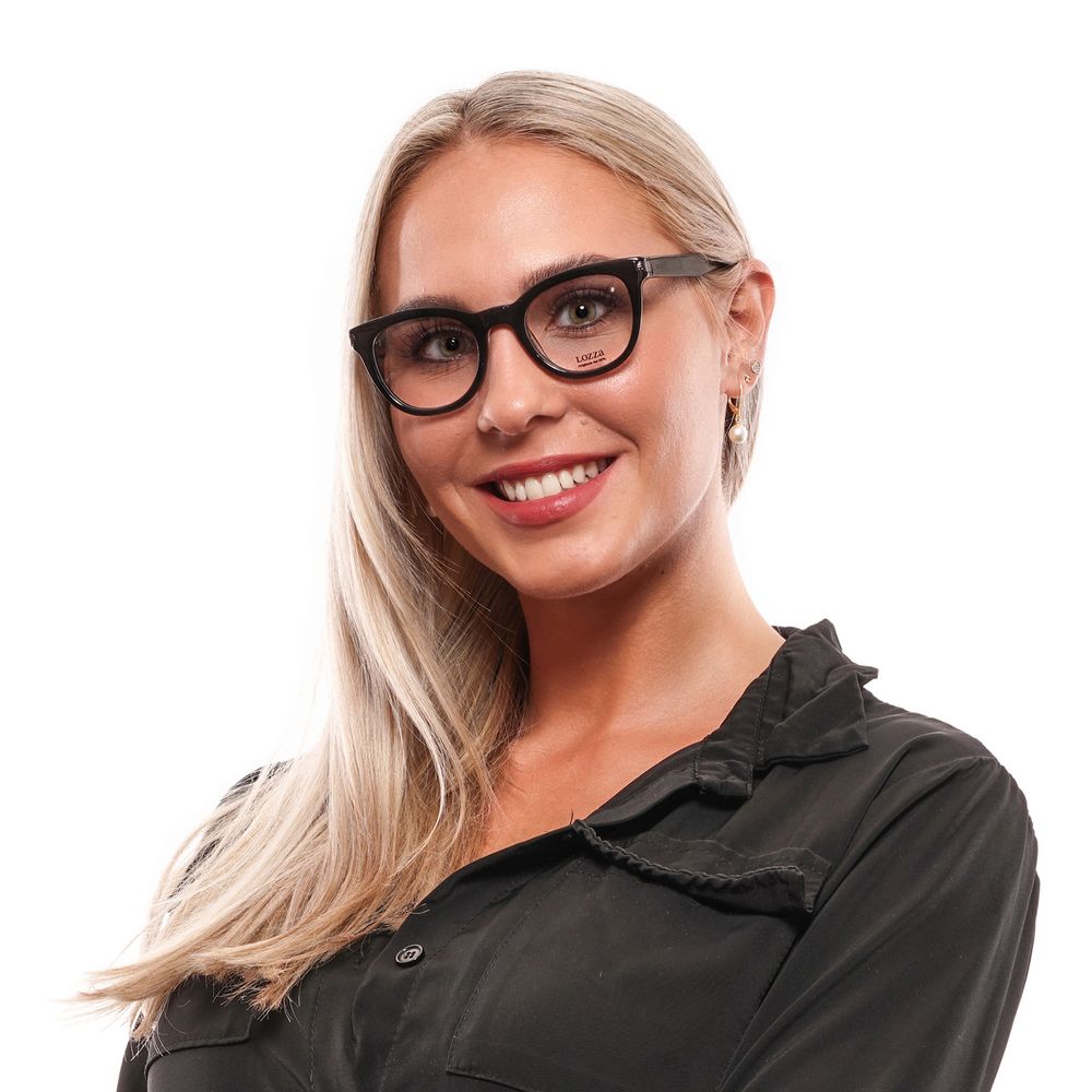 Lozza Black Women Glasses Frame $231.00 Lozza Luzworld