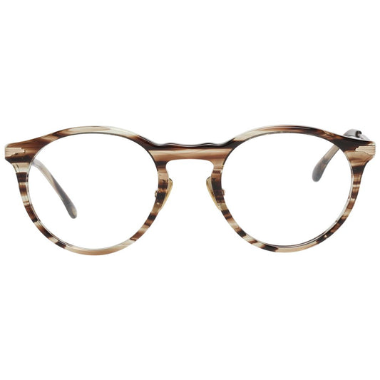 Lozza Brown Unisex Glasses Frame $471.00 Lozza Luzworld