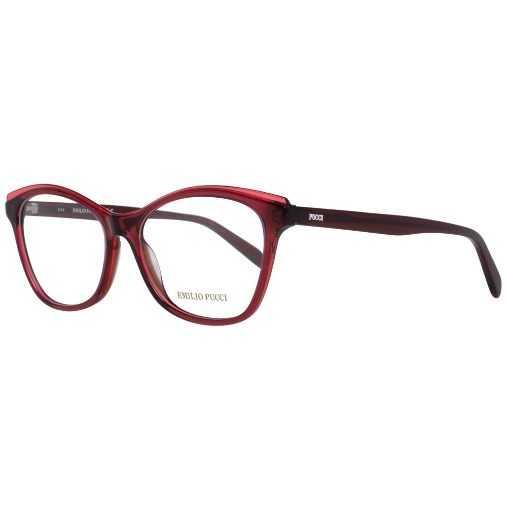 Emilio Pucci Red Women Glasses Frame $441.00 Emilio Pucci Luzworld