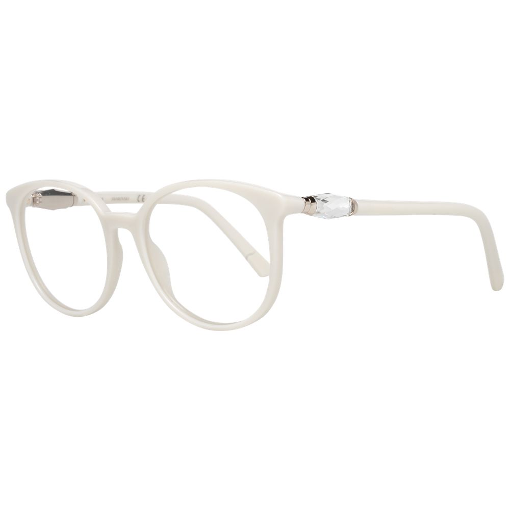 Swarovski White Women Glasses Frame $484.00 Swarovski Luzworld