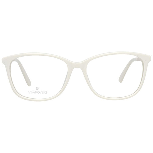 Swarovski White Women Glasses Frame $490.00 Swarovski Luzworld